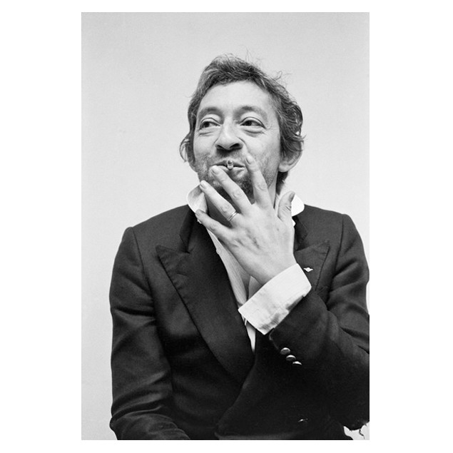 Serge Gainsbourg poster, G. LE QUERREC 50x70 cm Serge Gainsbourg poster, G. LE QUERREC 50x70 cm