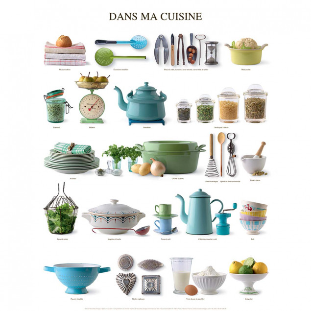 Affiche Dans ma cuisine - 40x50cm Affiche Dans ma cuisine - 40x50cm