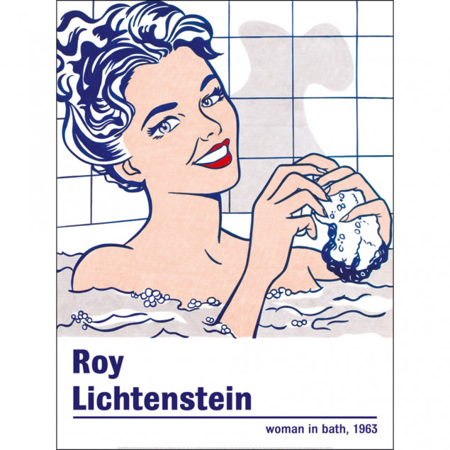 Woman in Bath poster, R. LICHTENSTEIN 60x80 cm Woman in Bath poster, R. LICHTENSTEIN 60x80 cm