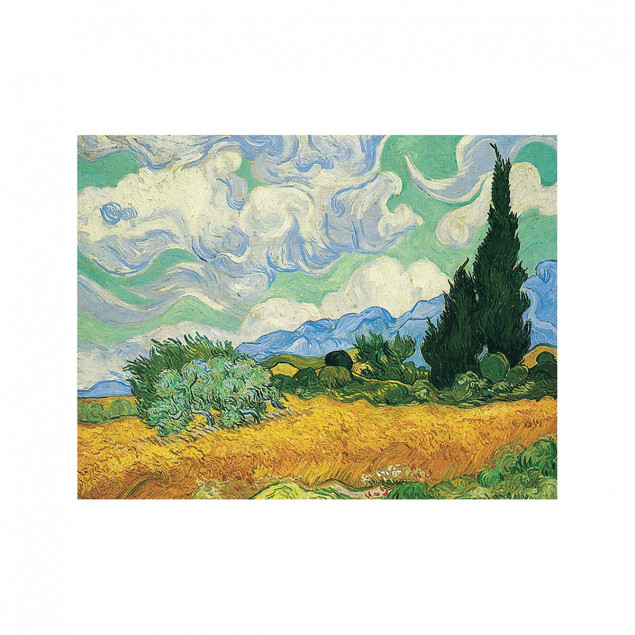 A Cornfield with Cypresses A Cornfield with Cypresses