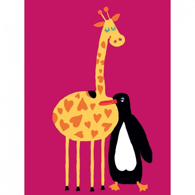 Love between a Giraffe and a Penguin... Love between a Giraffe and a Penguin...