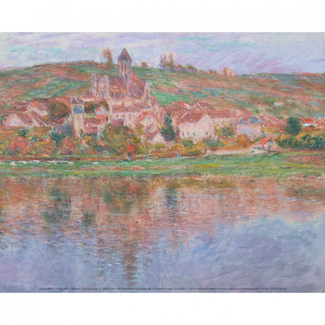 Affiche Vétheuil, MONET - 24X30cm Affiche Vétheuil, MONET - 24X30cm