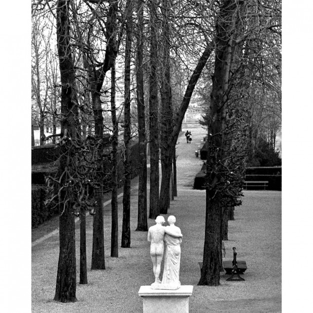 Black and white poster, Parc De Saint-Cloud, E. BO Black and white poster, Parc De Saint-Cloud, E. BO