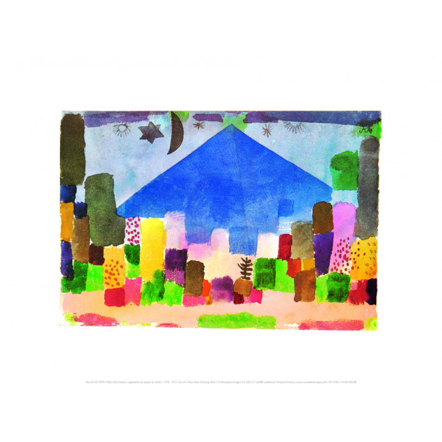 Der Niesen poster, P. KLEE 30x40 cm Der Niesen poster, P. KLEE 30x40 cm