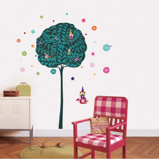 Stickers muraux L'arbre à fées XXL Stickers muraux L'arbre à fées XXL