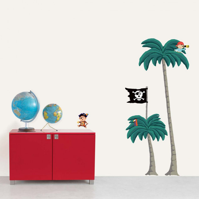 Palm trees and pirates Palm trees and pirates