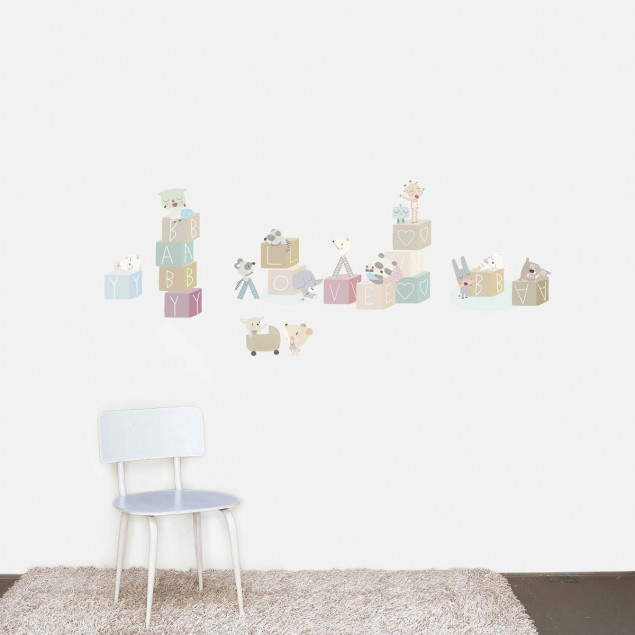 Cubes wall sticker for kids Cubes wall sticker for kids