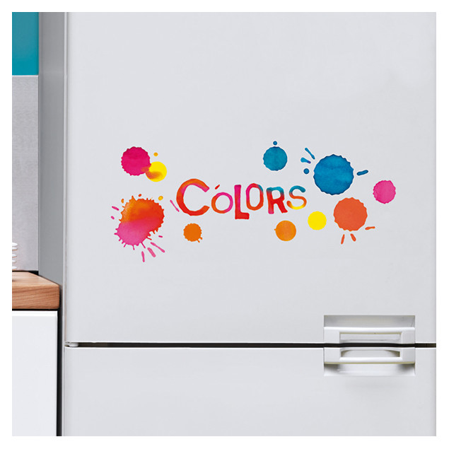 Multicoloured dots window sticker Multicoloured dots window sticker