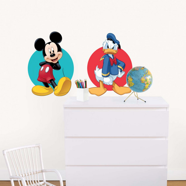 Sticker mural Mickey et Donald Sticker mural Mickey et Donald