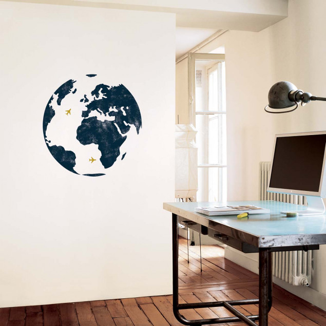 Sticker mural Mappemonde Sticker mural Mappemonde