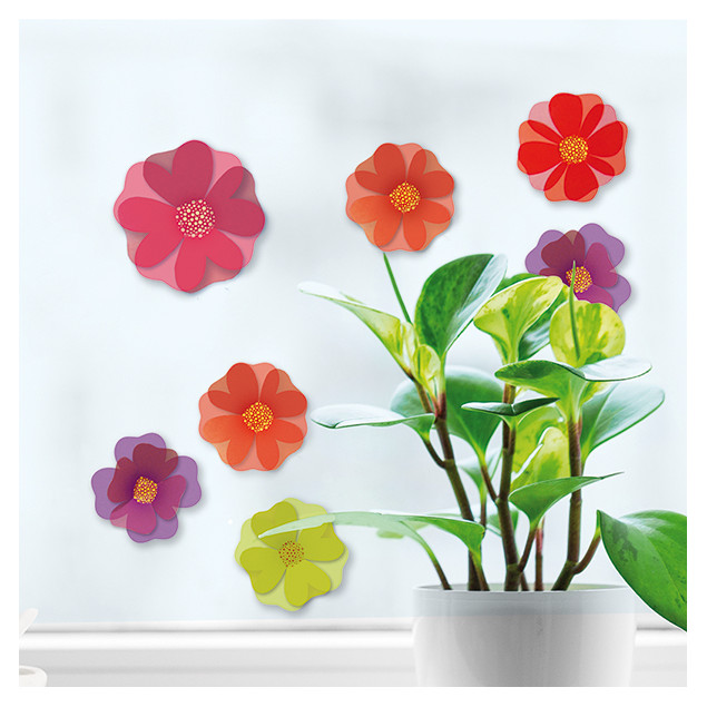 Stickers muraux Fleurs 3D Stickers muraux Fleurs 3D
