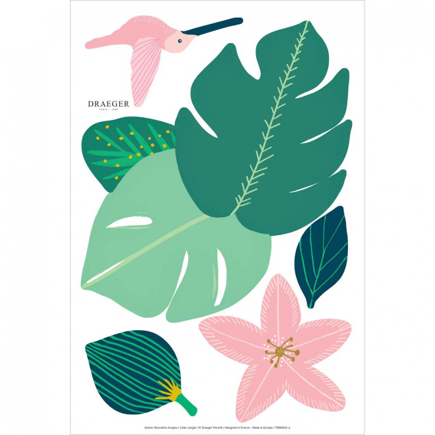 Jungle wall decal 10.2x14.1 inch Jungle wall decal 10.2x14.1 inch