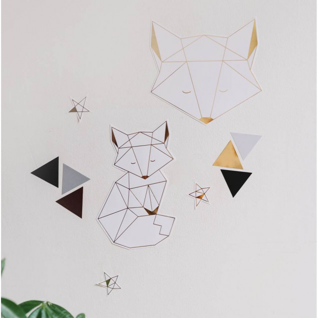 Little Golden Fox Wall Sticker Little Golden Fox Wall Sticker